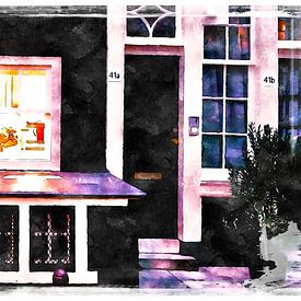 Amsterdam, Reguliersgracht pothuis Artist impression van Amsterdam Highlights