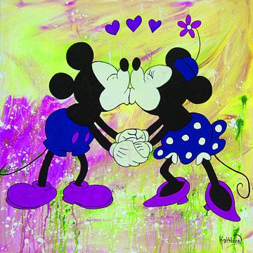 Micky Maus und Minnie Maus von Kathleen Artist Fine Art