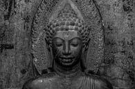 Black/White picture of Buddhist image by Nick van der Blom thumbnail