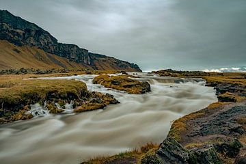 Fossálar Wasserfall an der Ringstraße in Island von Patrick Groß