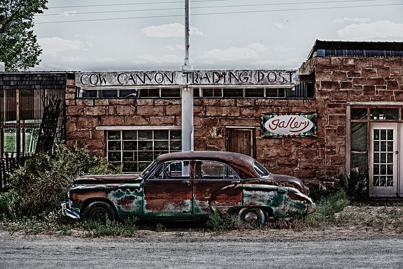 USA, voiture abandonnée par Esther Hereijgers