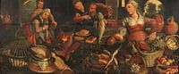 Pièce de cuisine, Pieter Aertsen, 1560 - 1565 par Marieke de Koning Aperçu