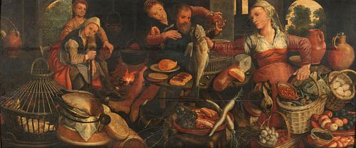 Keukenstuk, Pieter Aertsen, 1560 - 1565