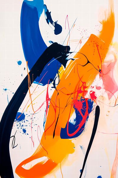 Abstrakte Farbdynamik – Lebendig &amp; Modern von Poster Art Shop