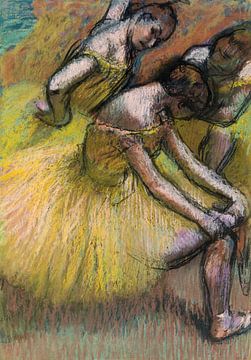 Edgar Degas,Group of dancers