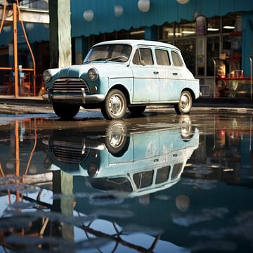 Oldtimer blue Trabant 05 by Ellen Reografie