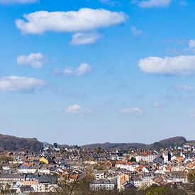 Skyline of the historic centre of Wuppertal by Marc Venema