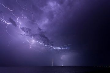 Gewitter über Wattenmeer (2) von schylge foto