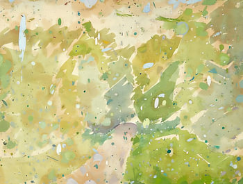 Green Meadow Abstraction