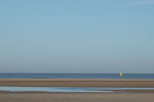 Le canal de natation à Cadzand.