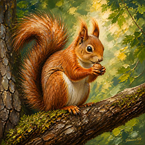 Wildtiere – Ungezähmte Anmut – Eichhörnchen 2