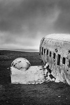 Flugzeugwrack Island von Menno Schaefer