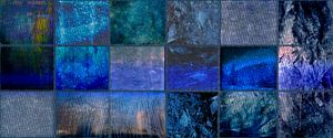 Panorama blau, Collage
