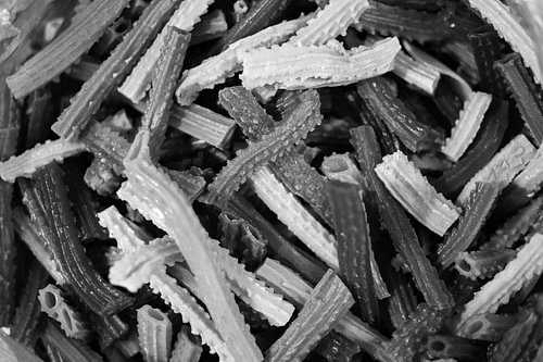 Grooved Stick Shaped Raw Crackers Monochrome Texture