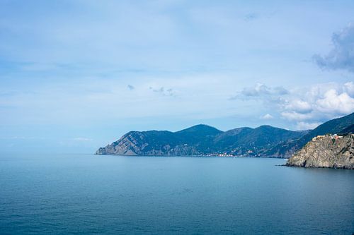 Uitzicht over de kustlijn bij Manarola