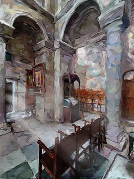 Greek Church by Petra Dreiling-Schewe