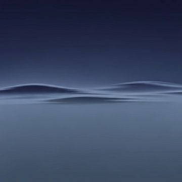 Dégradé de vibration abstrait bleu profond sur maulana risyad