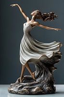Ballerina beeldhouwwerk Amara