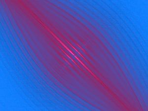 Motif de lignes courbes symétriques en bleu et en rose