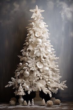 Witte kerstboom