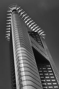 Der Haager Turm oder das Bügeleisen in Schwarz und Weiß