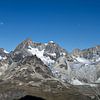 Panoramisch uitzicht vanaf de Gornergrat in Zwitserland van Leopold Brix
