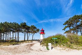 The Gellen lighthouse on the island of Hiddensee by Rico Ködder