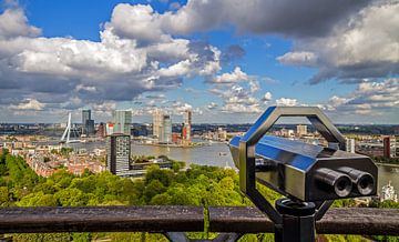 Het uitzicht vanaf de Euromast over Rotterdam