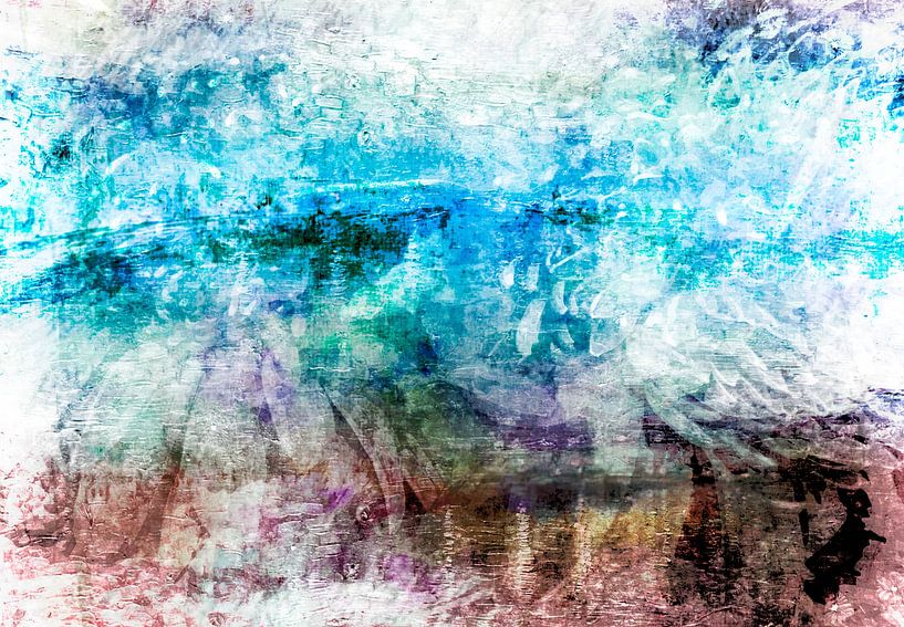 Scandinavia Abstract Winter by Mad Dog Art