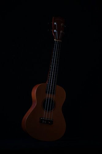 Ukelele en basse lumière