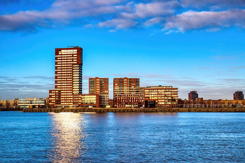 HDR Rotterdam skyline von W J Kok
