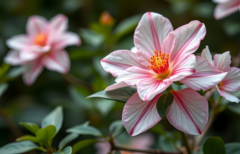 japanische kunst exotische blumen von Egon Zitter