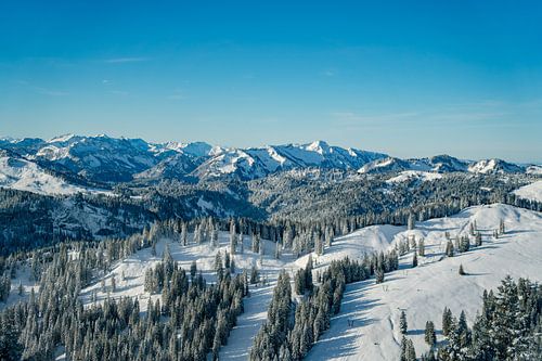 Prachtig winterlandschap in de Allgäuer Alpen