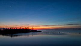 Na zonsondergang met de Maan en Venus sur Bram van Broekhoven