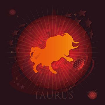 Bull Horoscope JM0047 van Johannes Murat