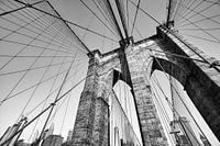 Brooklyn Bridge and One World Trade Center