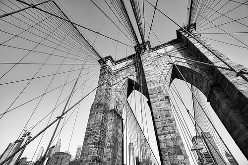 Brooklyn bridge en One World Trade Center