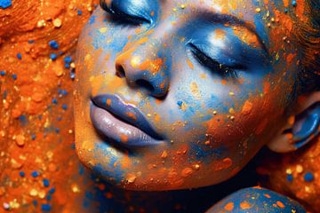 Bodypaint Vrouw van Preet Lambon