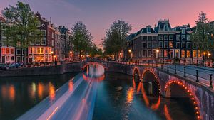 Een avond in Amsterdam van Henk Meijer Photography