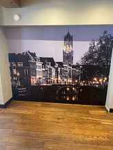 Klantfoto: Utrecht Domtoren 1 van John Ouwens, als naadloos behang
