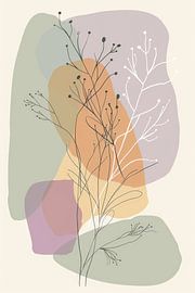 Abstract plants by Poster Art Shop