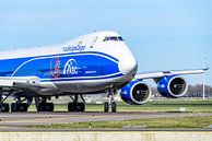 AirBridgeCargo Boeing 747-8 taxies to Polderbaan. by Jaap van den Berg thumbnail