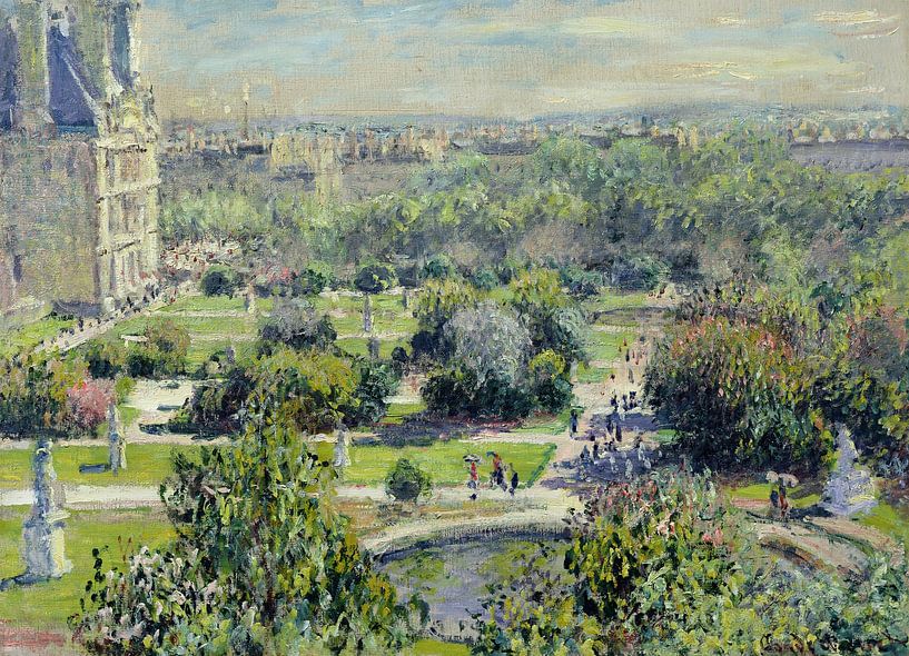 Claude Monet,Vue du jardin des Tuileries par finemasterpiece