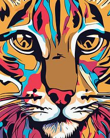 Feline Majesty - Pop Art Eurasian Lynx Performances