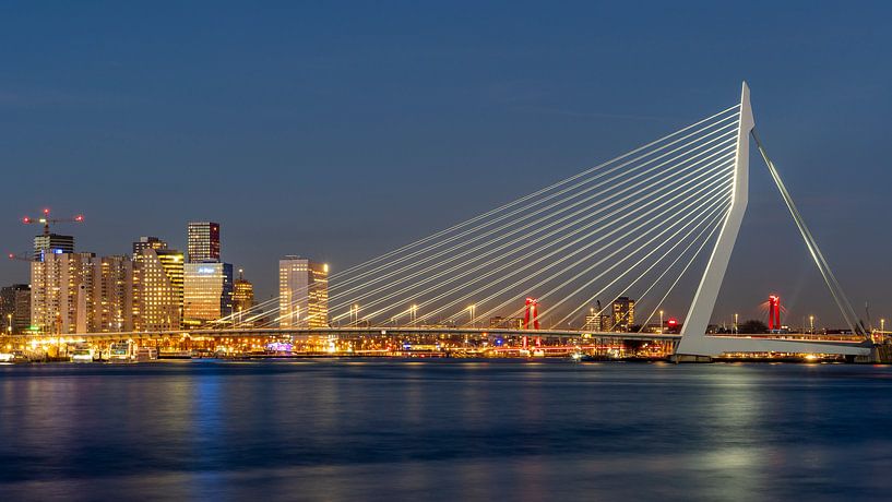 Erasmus Bridge by Jeroen Kleiberg