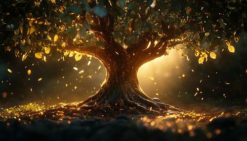 Levensboom cinematisch panorama