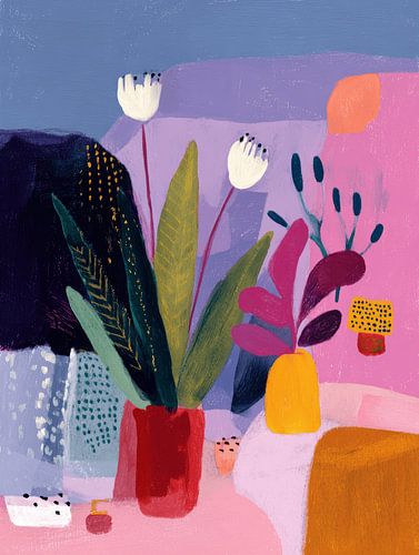 Bunte botanische abstrakte von Studio Allee