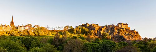 Castlehill en Edinburgh Castle in Edinburgh