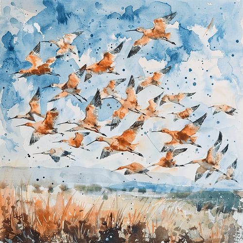 Flying Pride: The Story of Our National Black-tailed Godwit