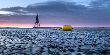 Noordzee bij Cuxhaven in de ochtend van Voss fotografie